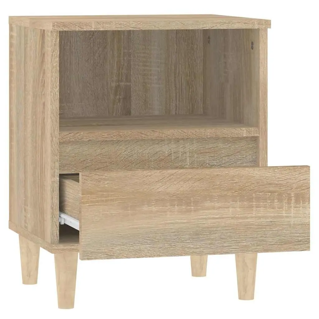 Brown Bedside Cabinets 2 pcs 40x35x50 cm