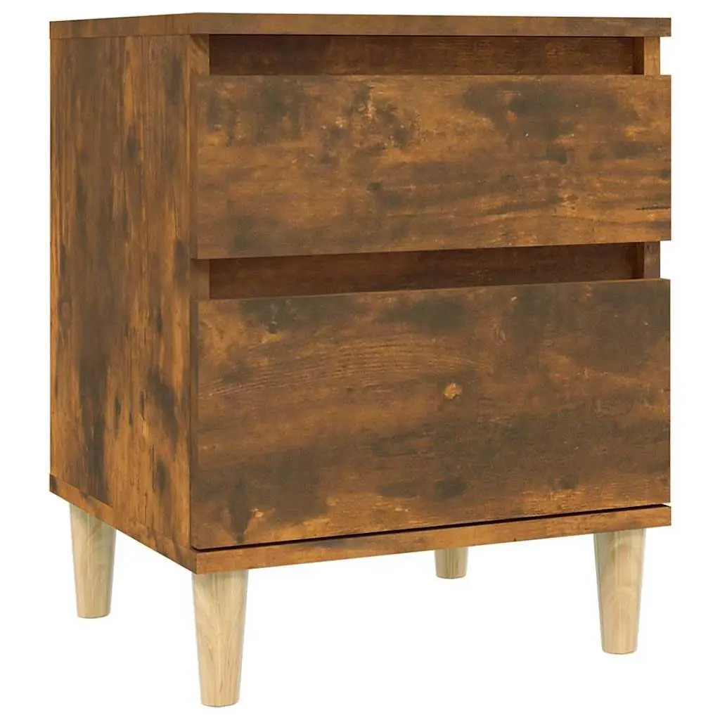Bedside Tables Engineered Wood 40 x 35 x 50 cm Brown 2 Piece