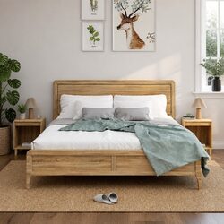 Bedside Cabinets 2 pcs Brown Engineered Wood Storage Side Tables 40x35x50cm