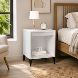 High Gloss White Nightstand for Stylish Bedrooms