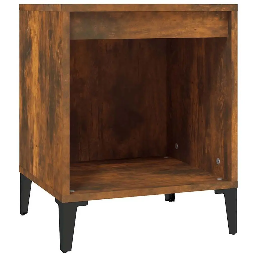 Brown Bedside Cabinet for Bedroom Storage