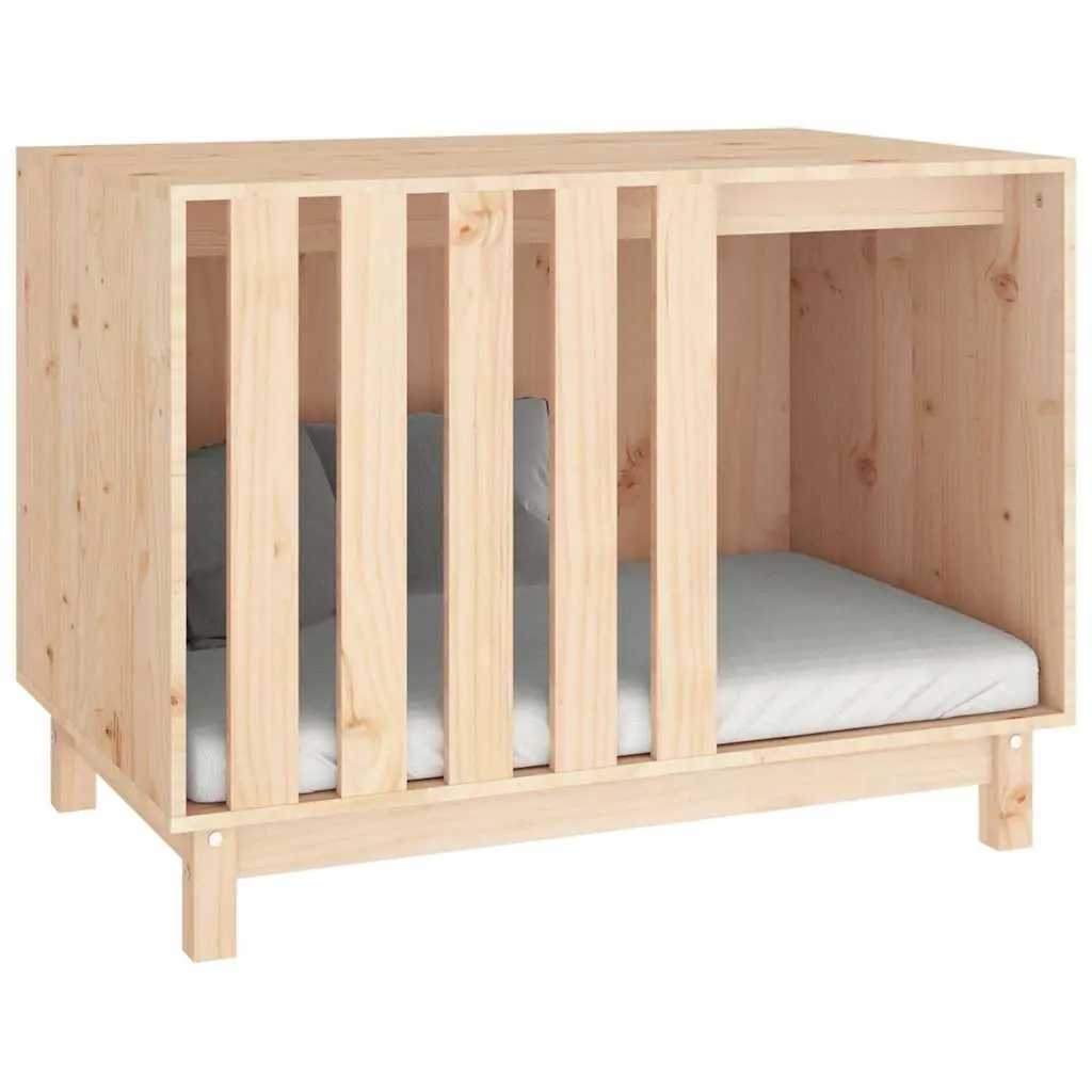 Solid Wood Dog House 90x60x67 cm for Pets