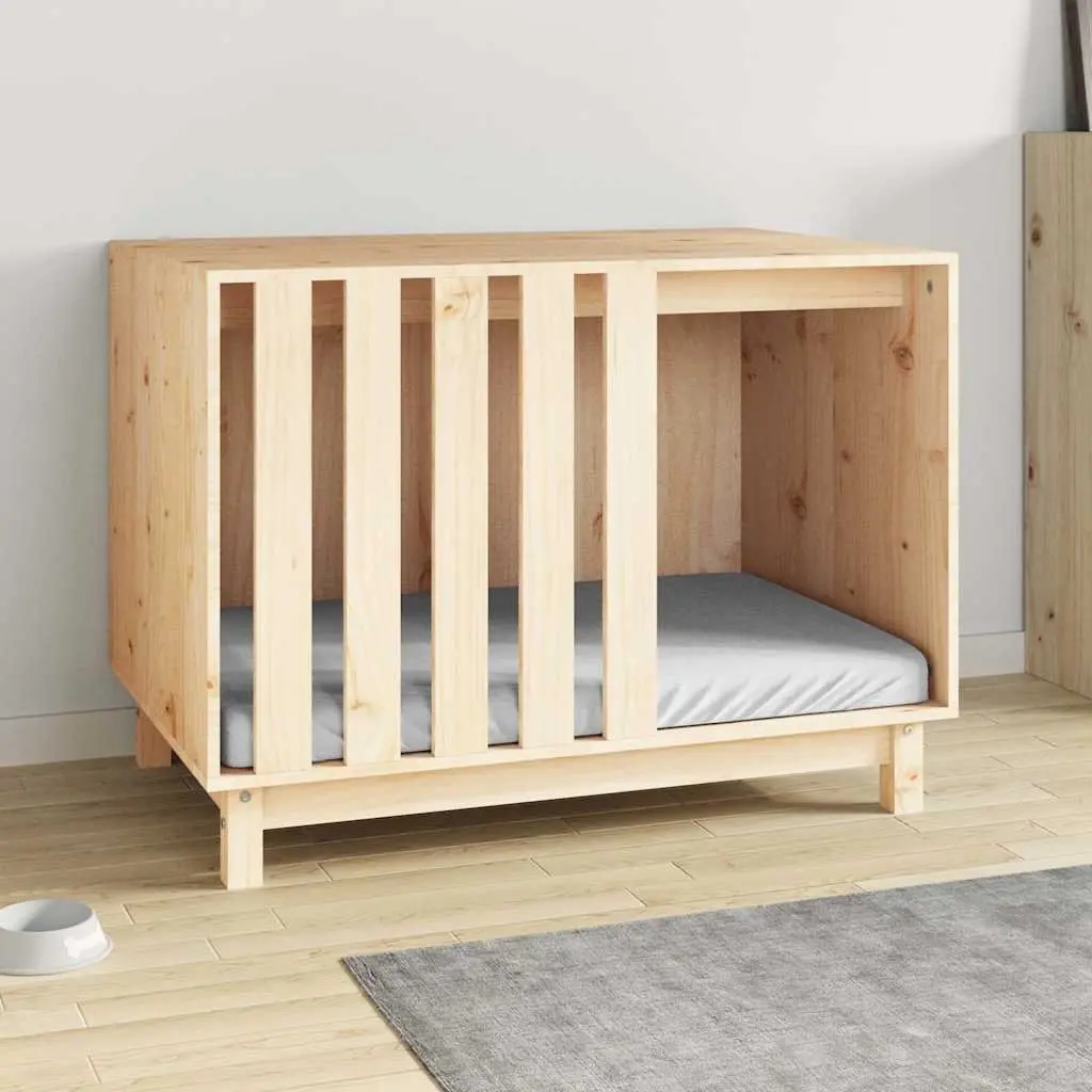 Solid Wood Dog House 90x60x67 cm for Pets