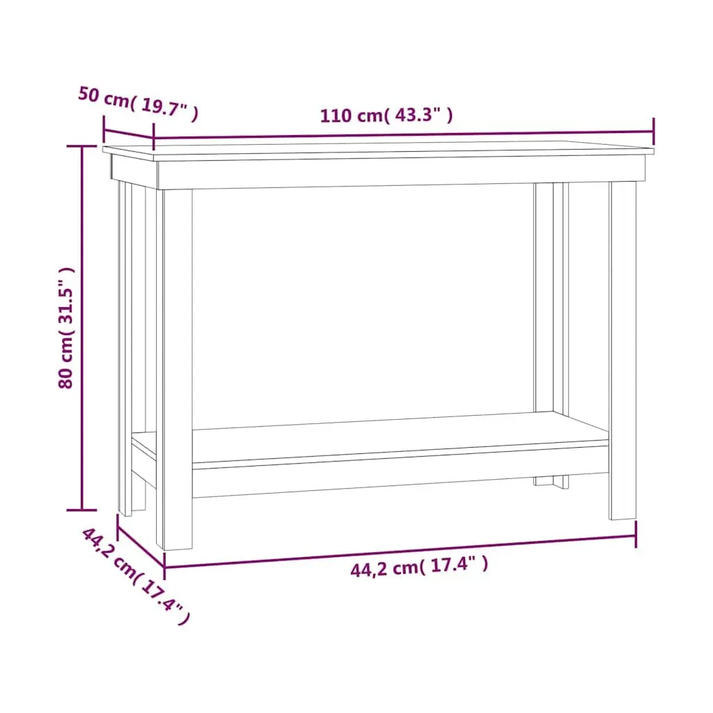Solid Pine Work Bench for Storage and Tool Organisation