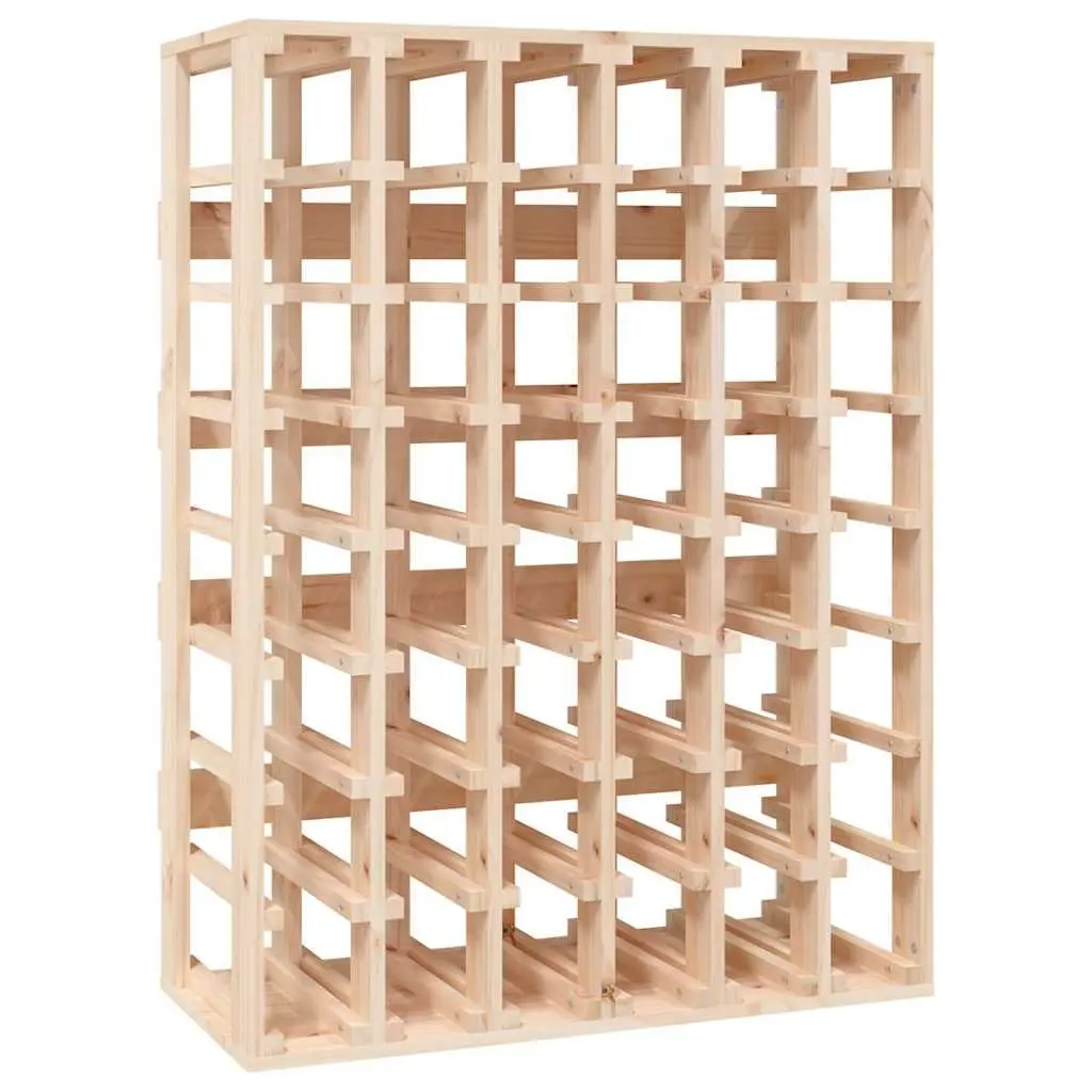 Solid Wood Pine Wine Rack 70x33x94 cm