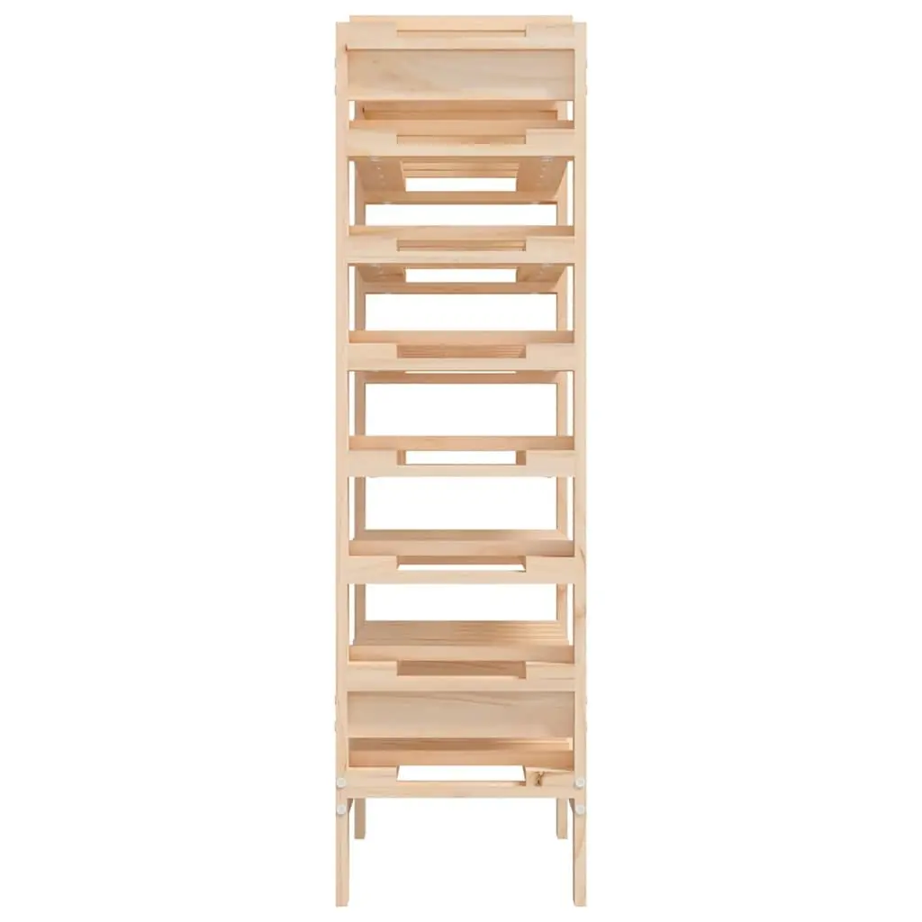 Brown Wooden Wine Rack for 40 Bottles