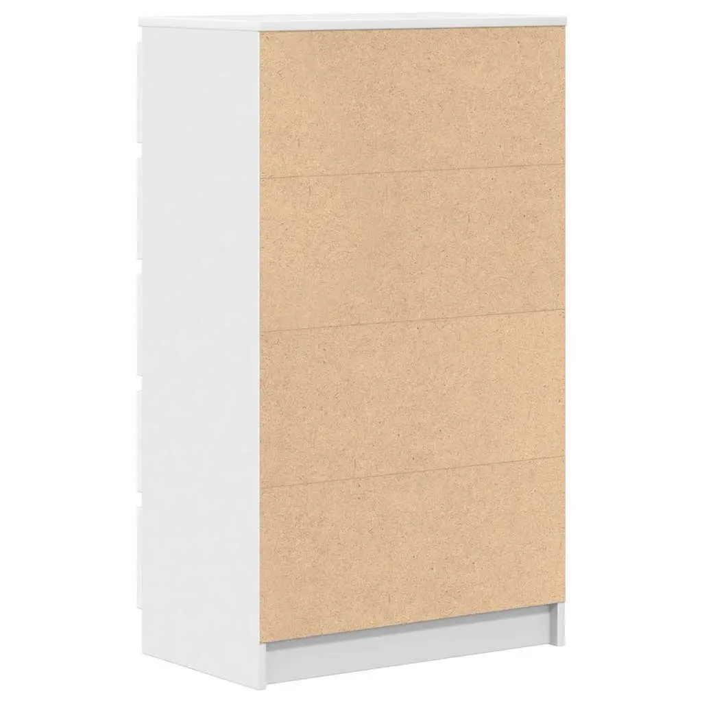White Drawer Cabinet with 5 Durable Drawers