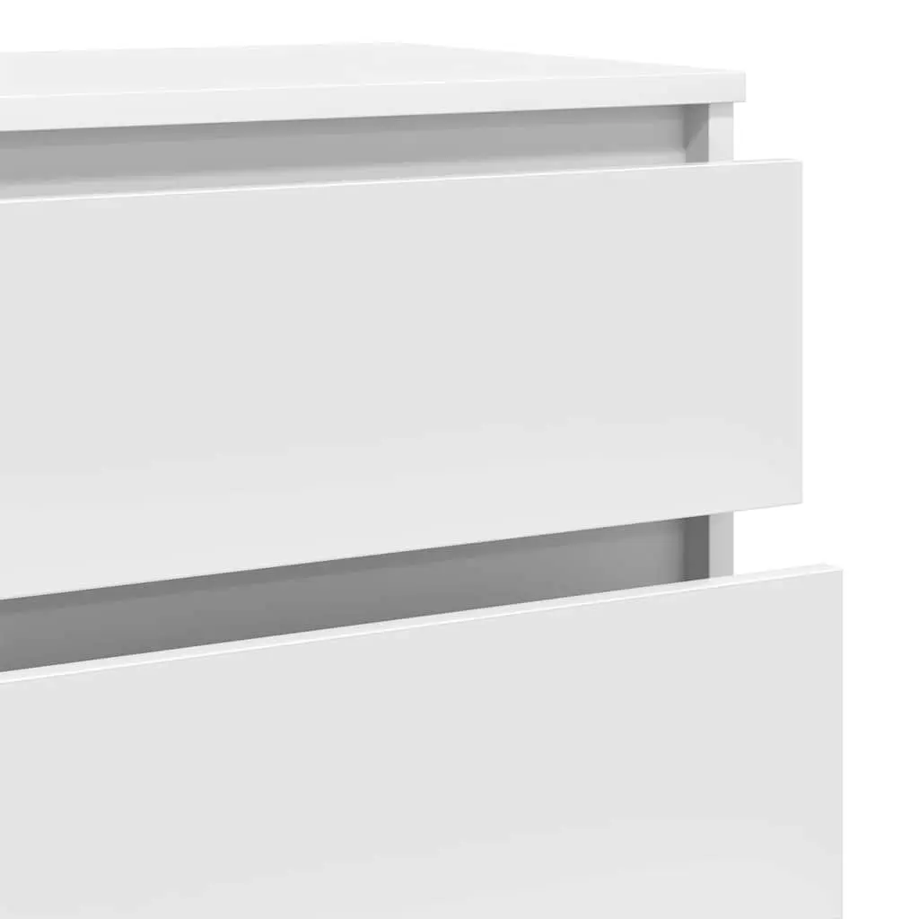 White Drawer Cabinet with 5 Durable Drawers