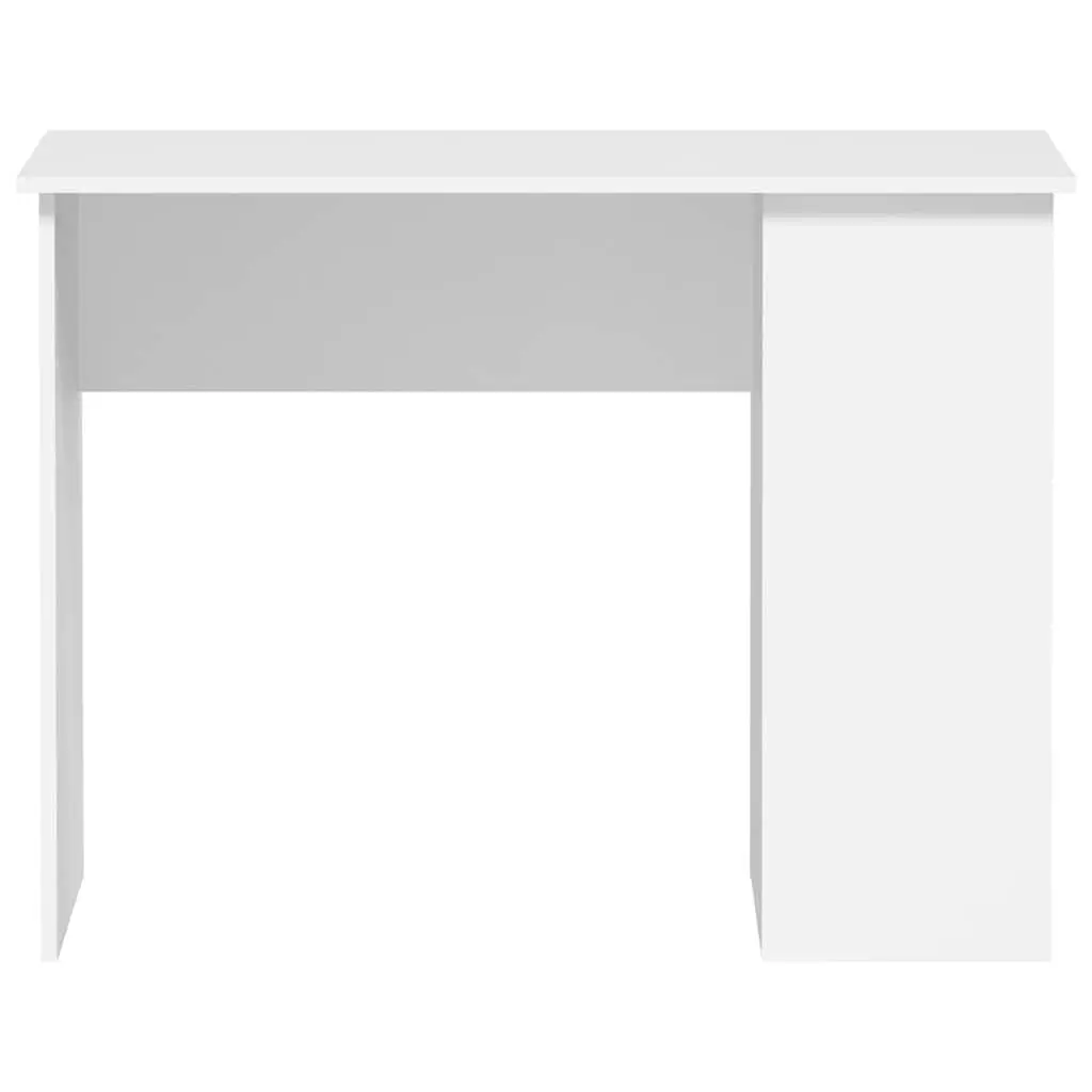 Office Desk Engineered Wood 100x55x75cm White
