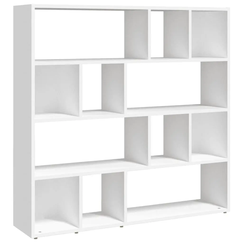 Book Cabinet Room Divider White Storage Bookshelf Organiser Living Space