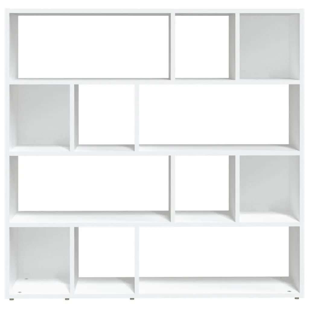 Book Cabinet Room Divider White Storage Bookshelf Organiser Living Space