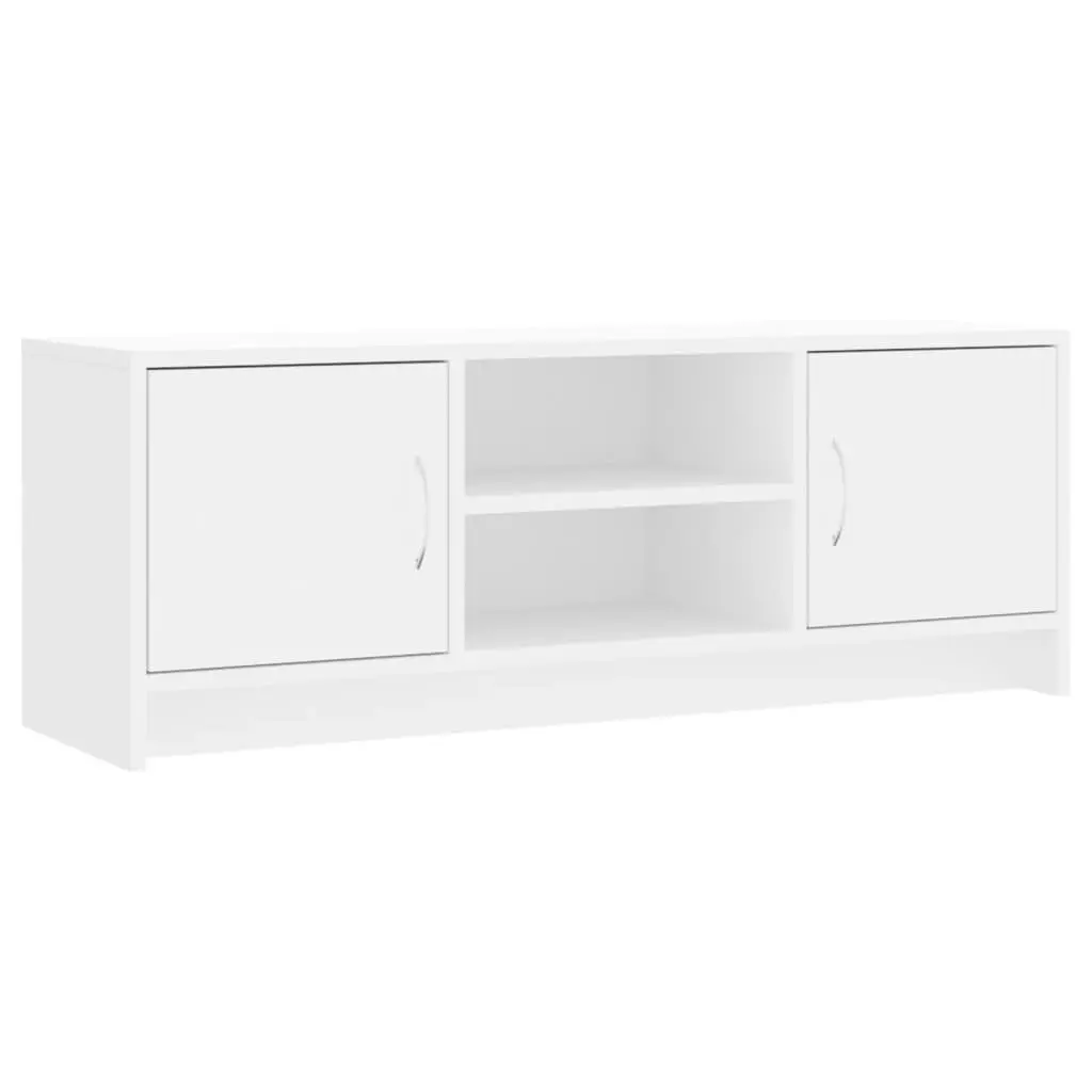 White TV Cabinet with Ample Storage