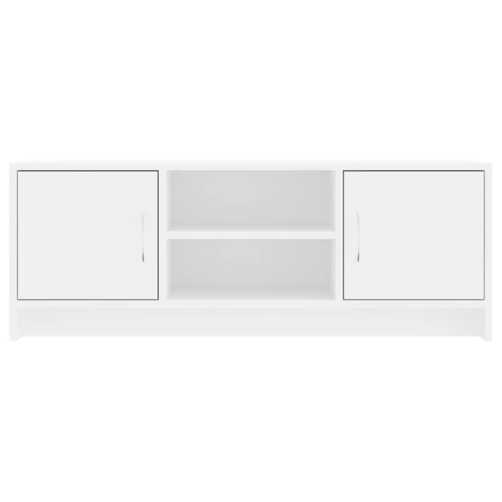 White TV Cabinet with Ample Storage