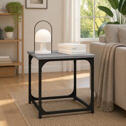 Industrial Grey Sonoma Side Table 40x40x40 cm