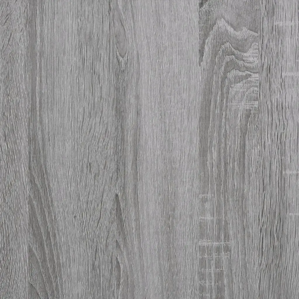 Coffee Table Engineered Wood Iron Frame 80x50x40 cm Grey Sonoma