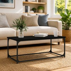 Stylish Black Coffee Table for Modern Living Rooms