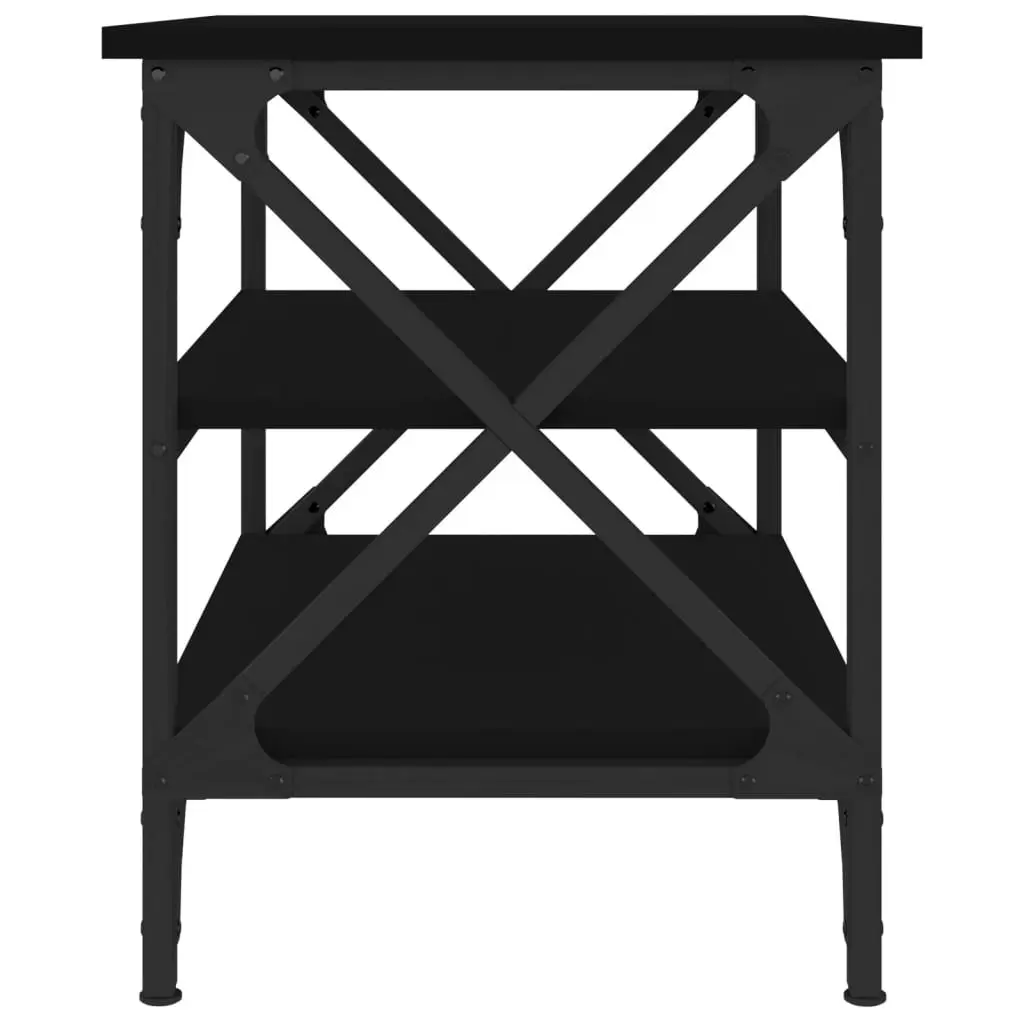 Black Side Table 55x38x45cm for Storage