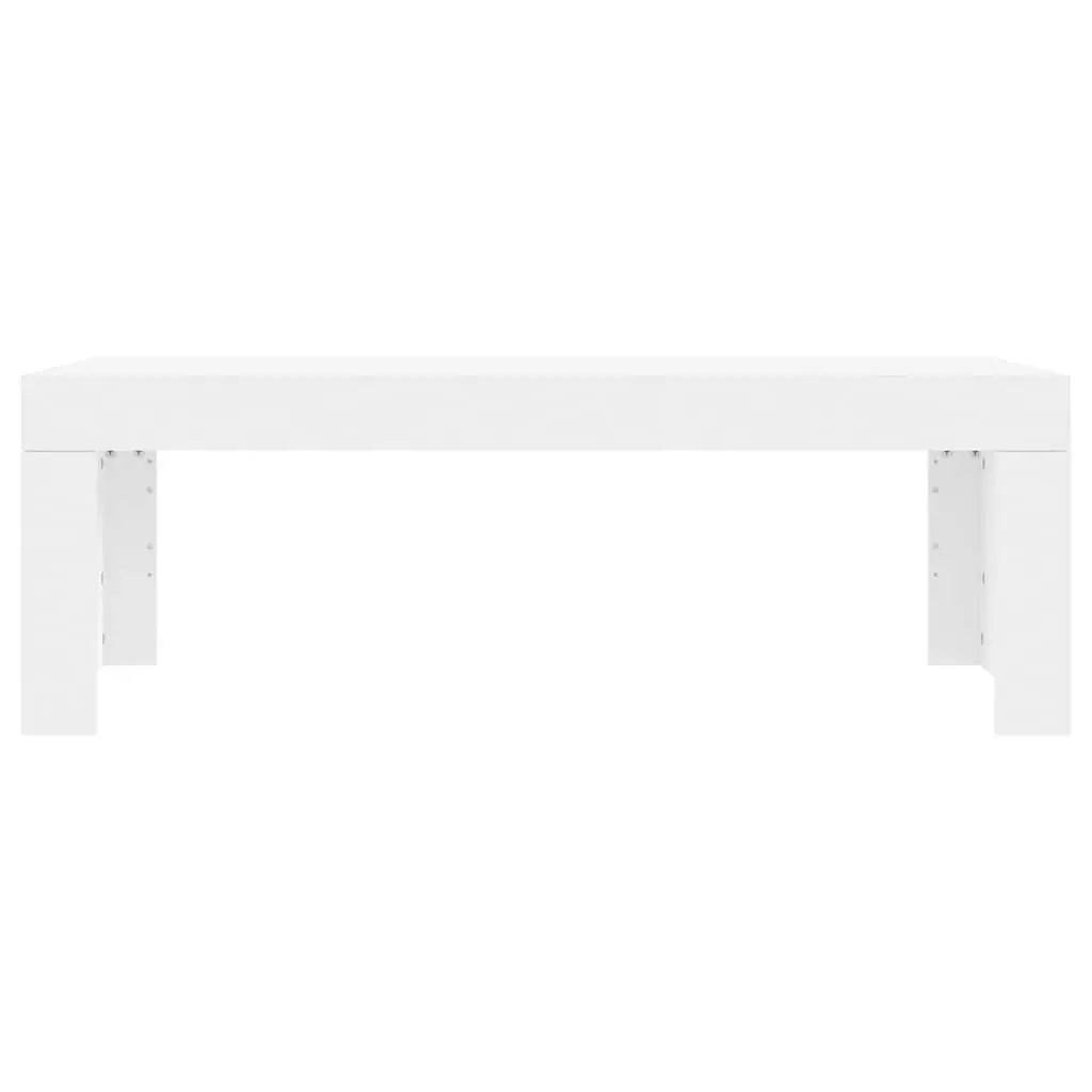 Coffee Table Engineered Wood 102x50x36 cm White
