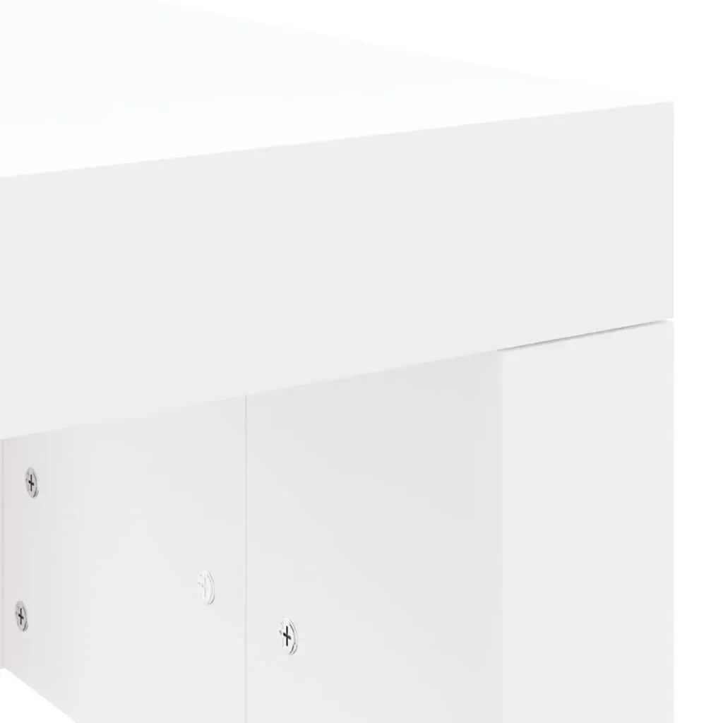 Coffee Table Engineered Wood 102x50x36 cm White