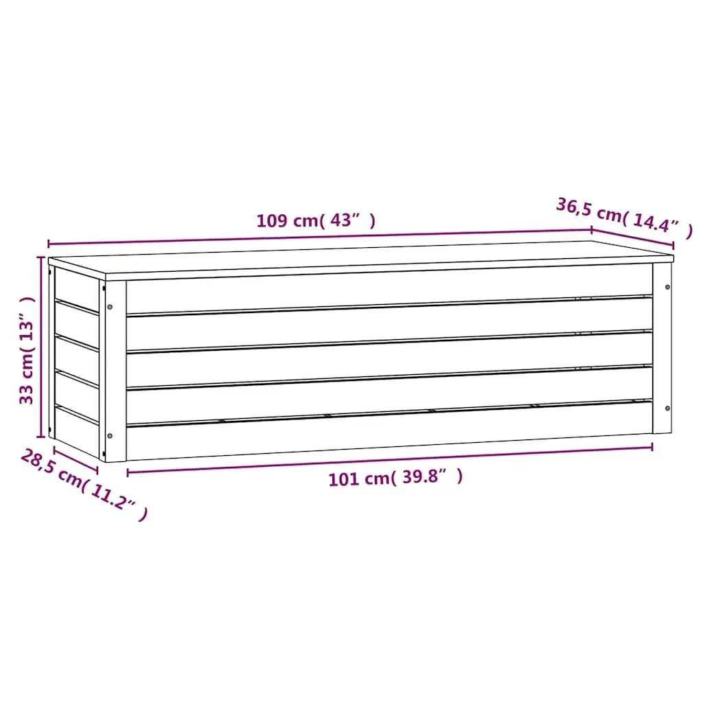 Solid Pine Wood Storage Box Chest for Organising