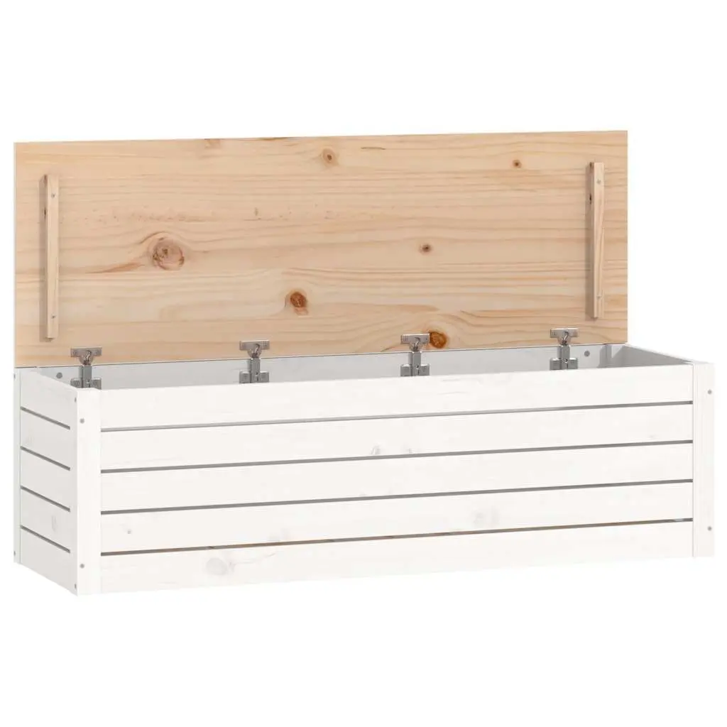 Solid Pine Wood Storage Box 109x36.5x33cm