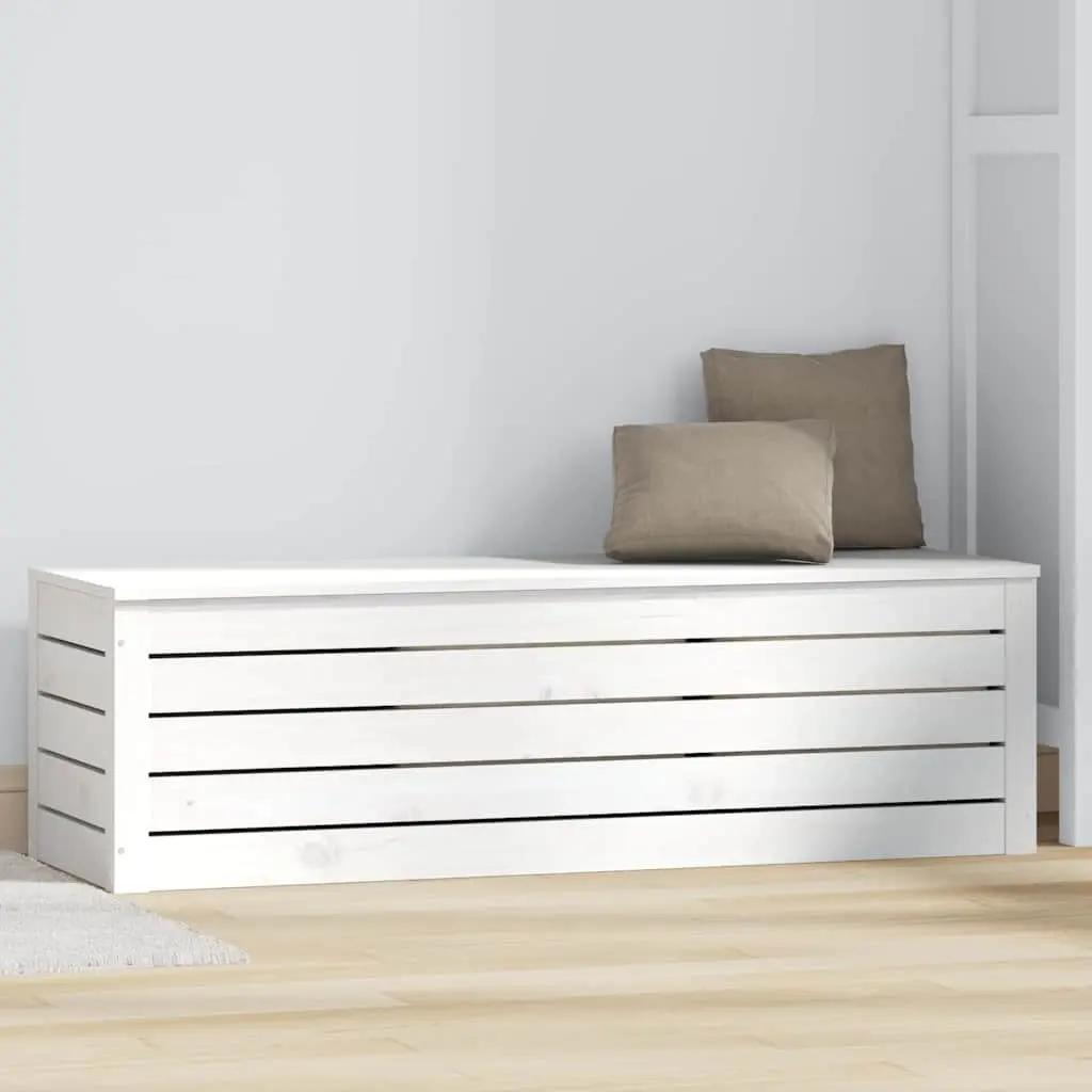 Solid Pine Wood Storage Box 109x36.5x33cm