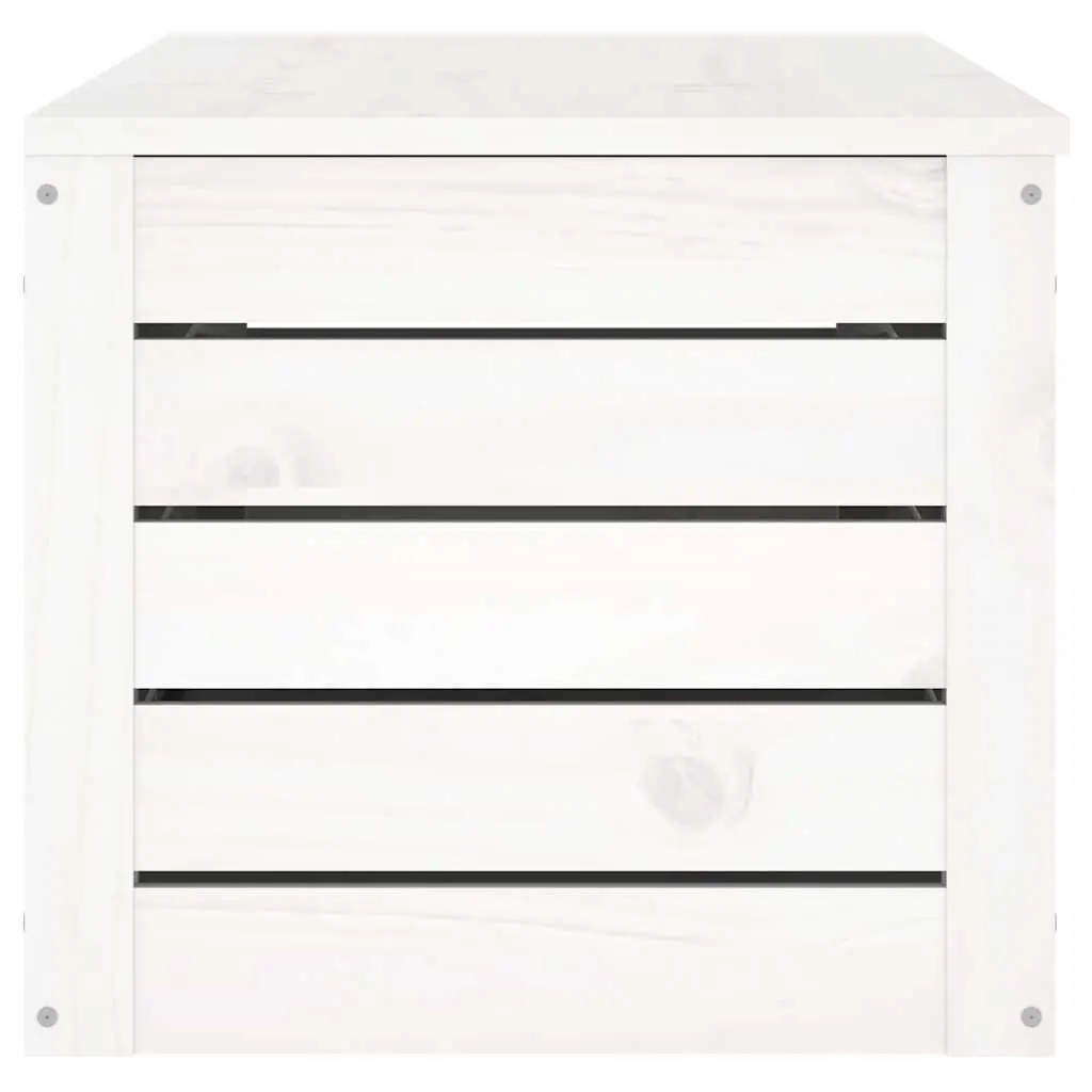 Solid Pine Wood Storage Box 109x36.5x33cm