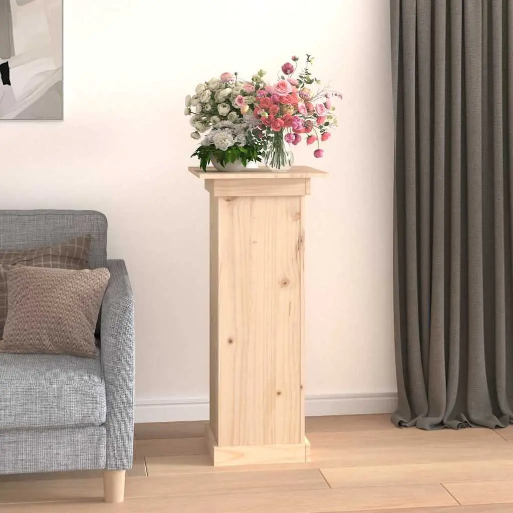 Solid Pine Wood Flower Stand 40x40x90 cm