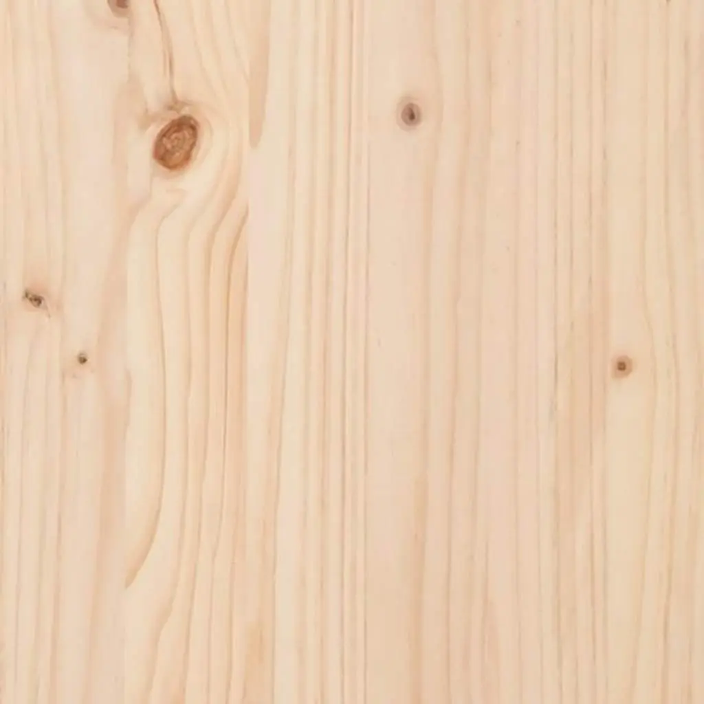 Wooden Stools Pine Wood 40 x 40 x 45 cm Brown Set of 2