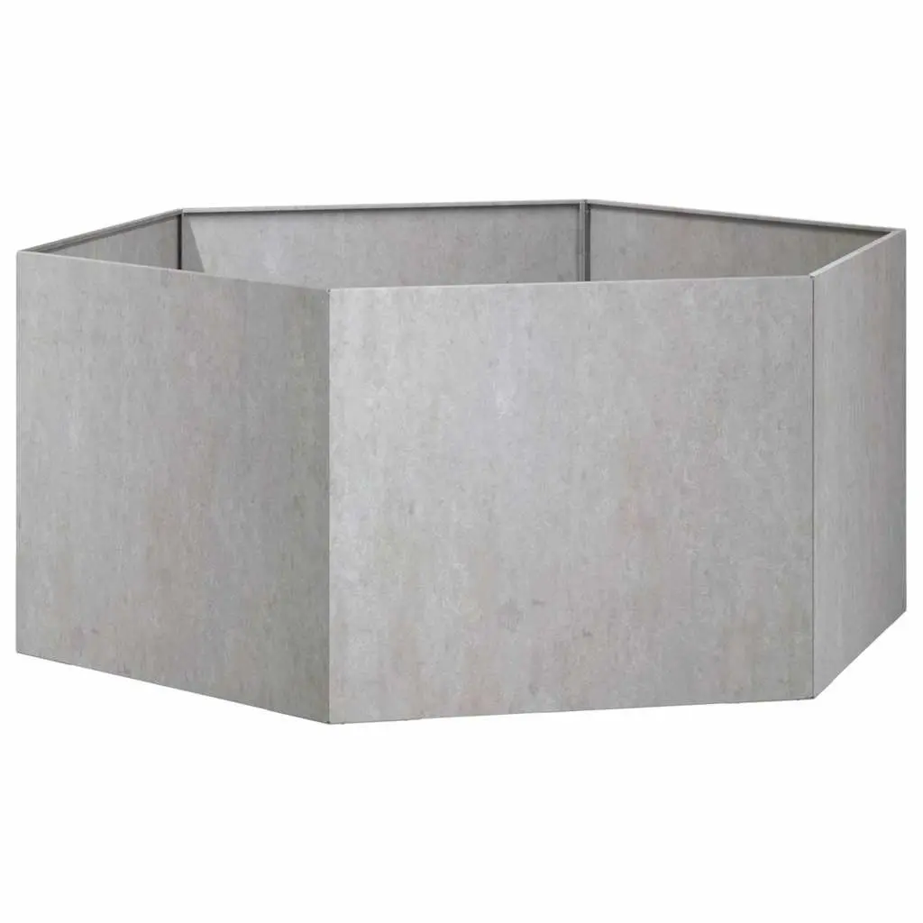 Corten Steel Planter 90x90x45 cm Brown Raised Garden Bed