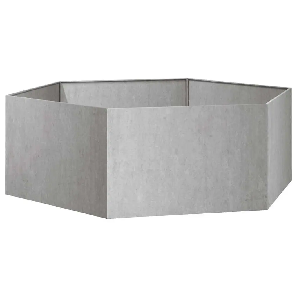 Large Corten Steel Raised Planter Box for Gardens