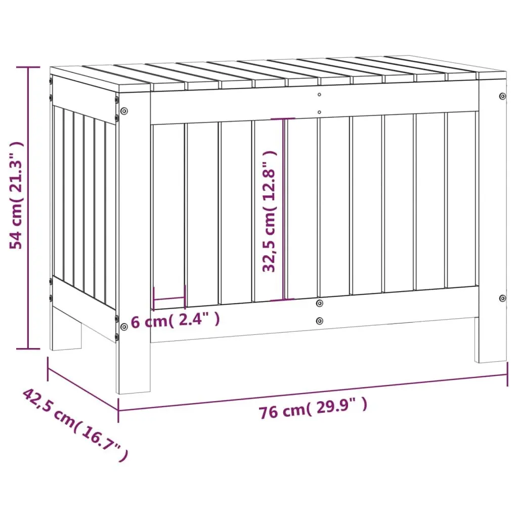 Black Outdoor Storage Box for Garden Tools and More