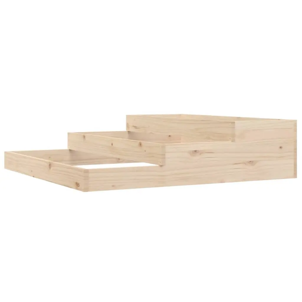 Solid Pine Wooden Planter Box 107x107x27 cm