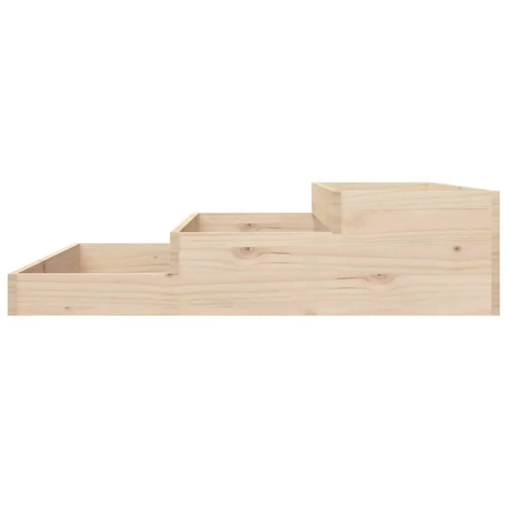 Solid Pine Wooden Planter Box 107x107x27 cm