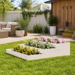Durable Wooden Planter Box for Your Garden 107x107x27 cm