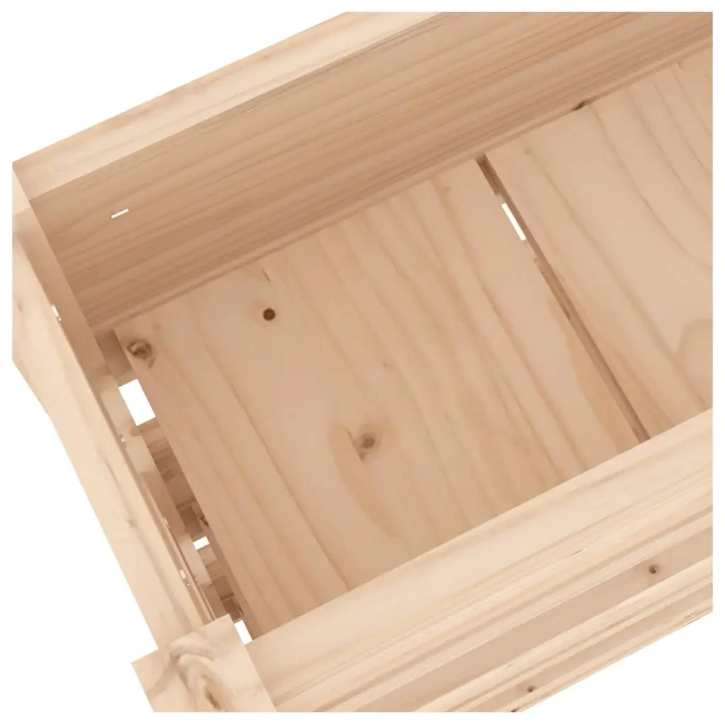 Pine Wood Planter with 3 Flower Boxes for Gardens
