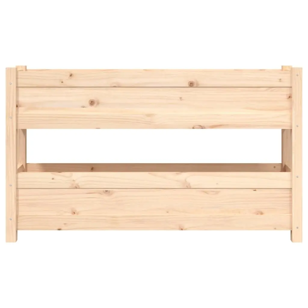 Wooden Planter Box with Solid Pine Construction