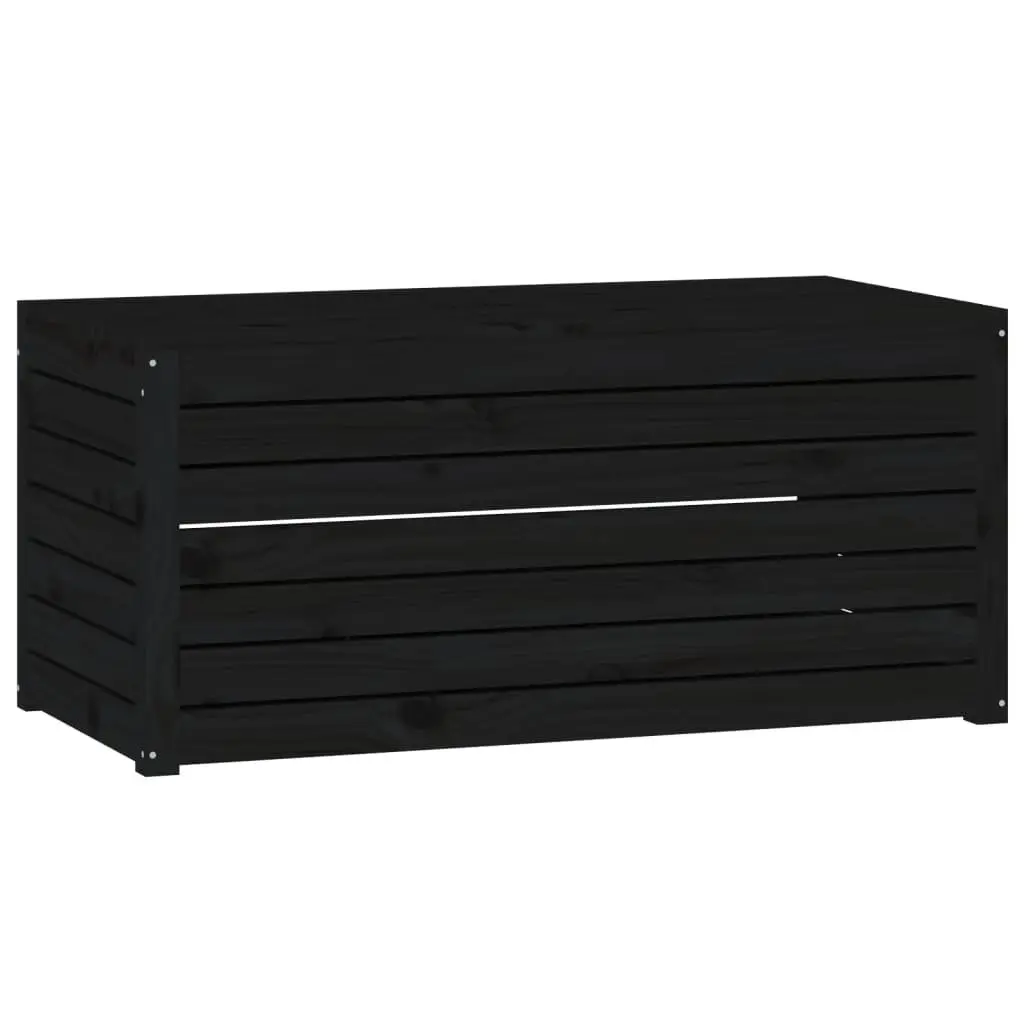 Solid Pine Wood Outdoor Storage Box for Garden