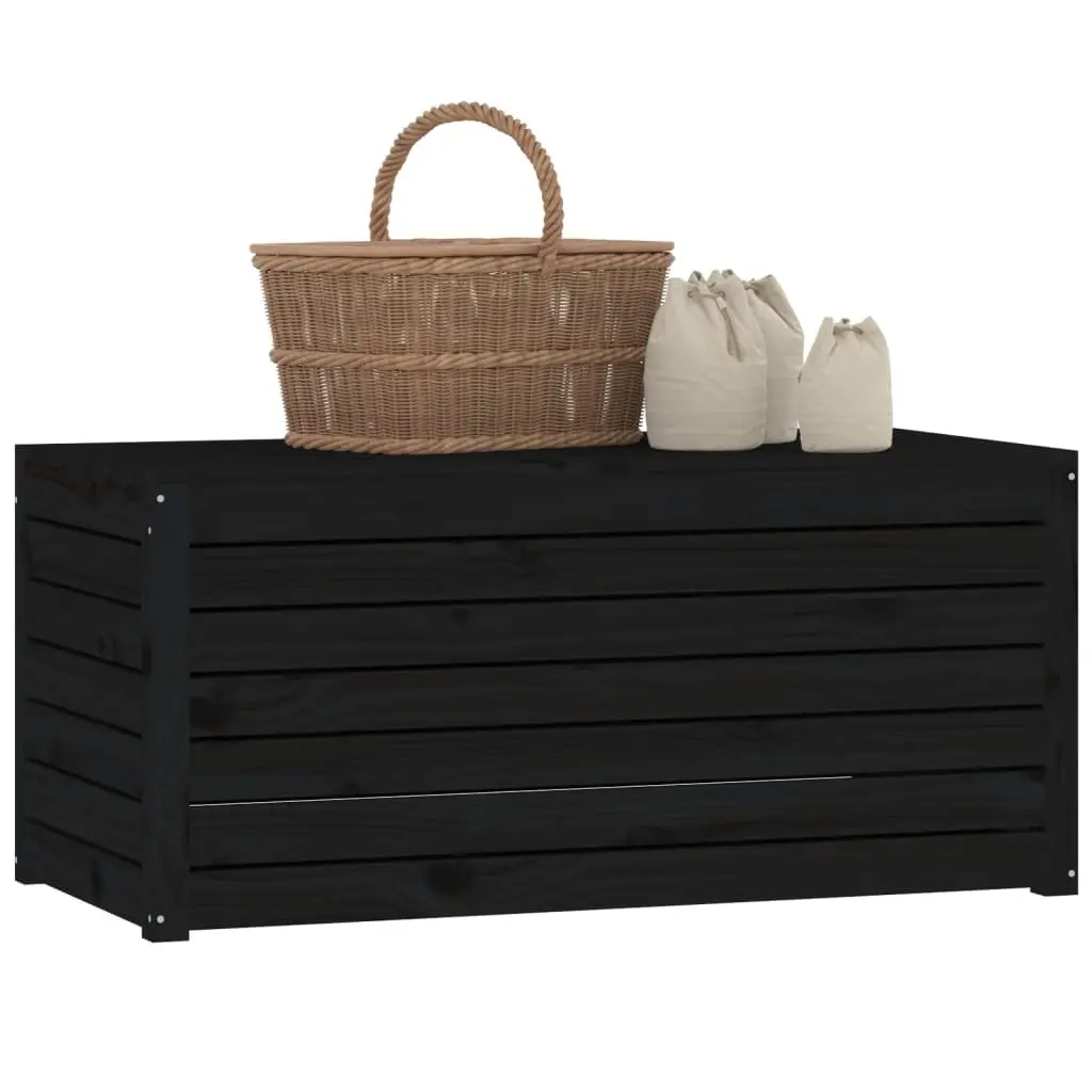 Solid Pine Wood Outdoor Storage Box for Garden
