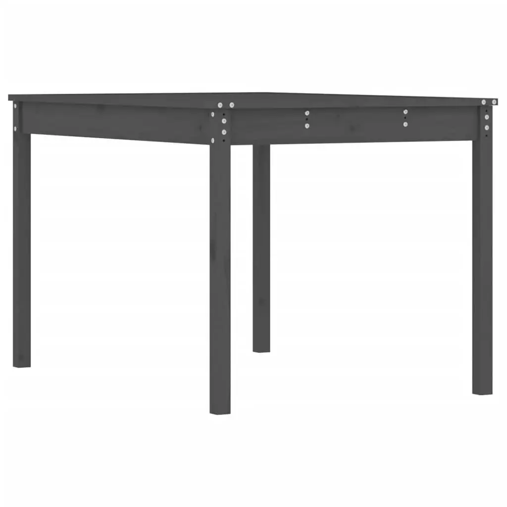 Grey Garden Table for Outdoor Dining