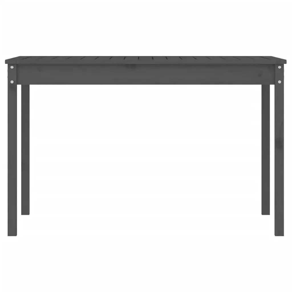 Grey Garden Table for Outdoor Dining