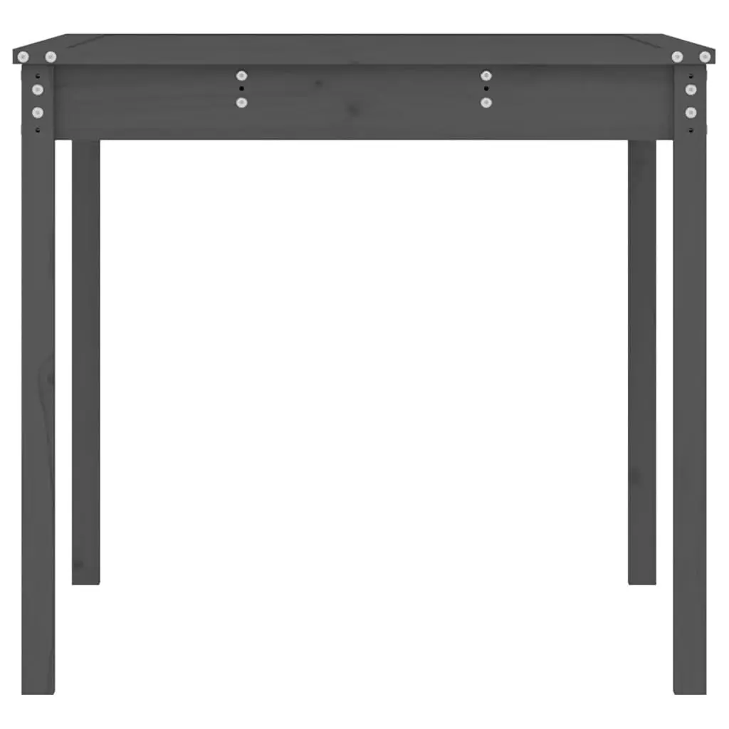 Grey Garden Table for Outdoor Dining