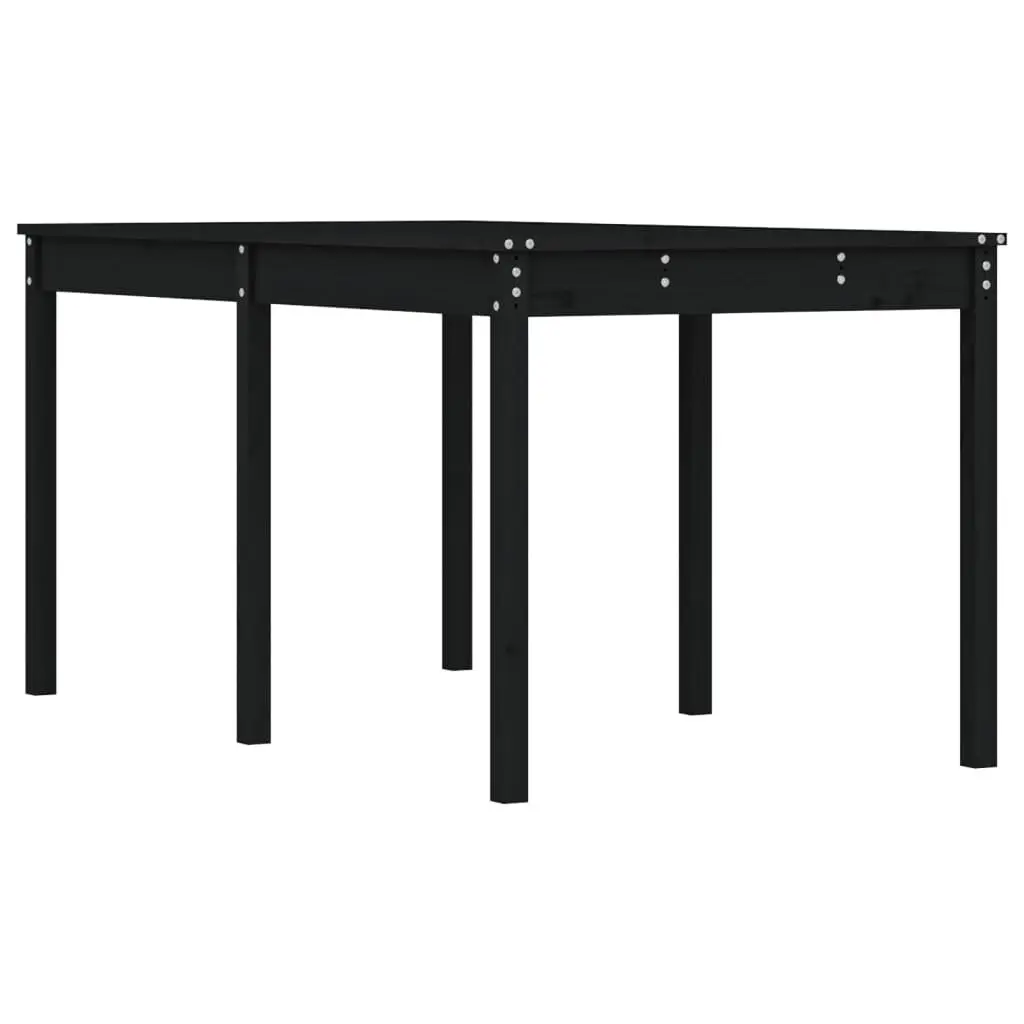 Solid Pine Wood Garden Table for Outdoor Areas