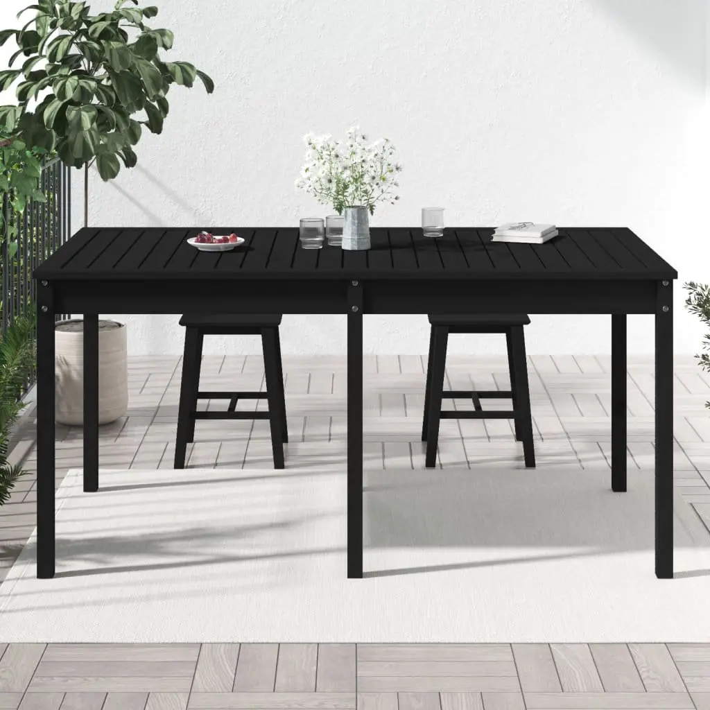 Solid Pine Wood Garden Table for Outdoor Areas