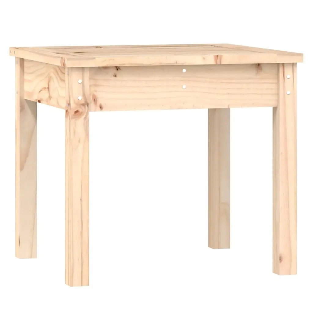 Outdoor Garden Bench Solid Wood Pine Slatted Design Patio Seating Brown