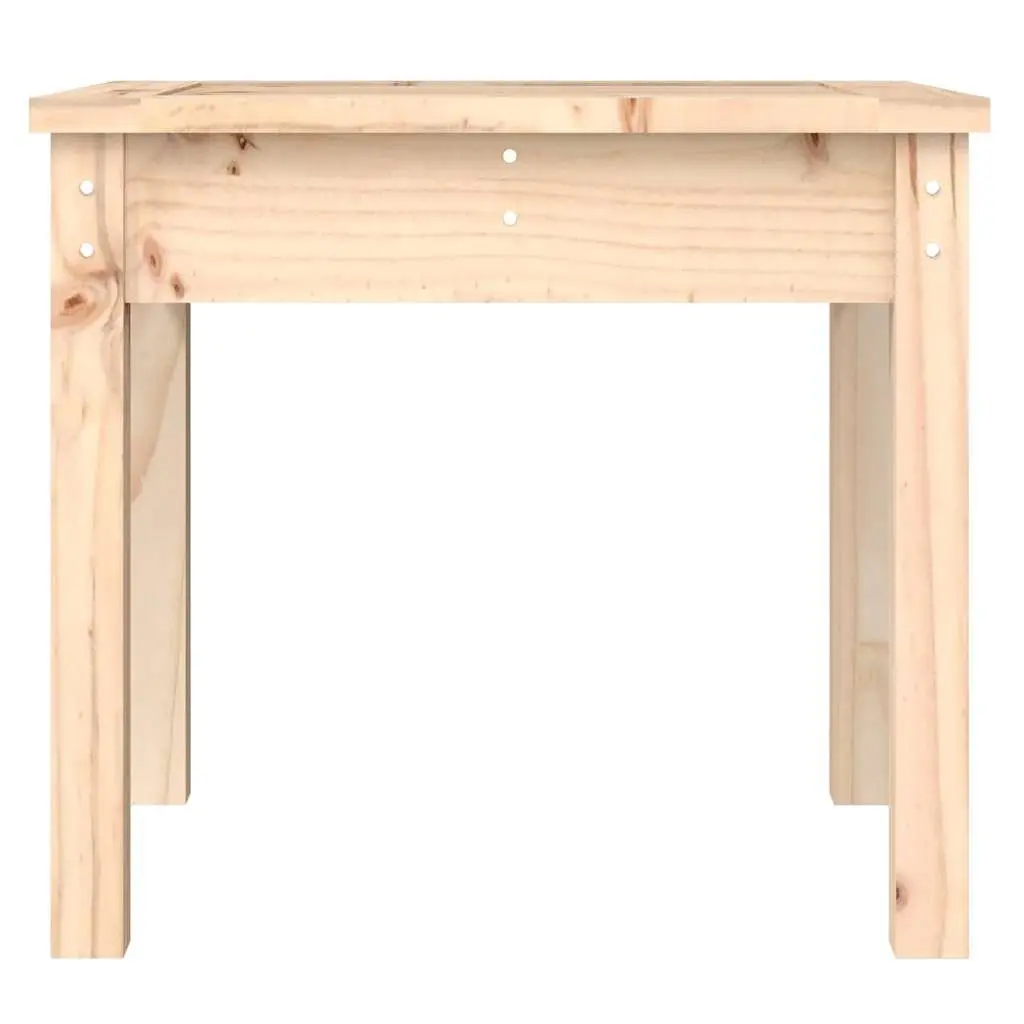 Outdoor Garden Bench Solid Wood Pine Slatted Design Patio Seating Brown