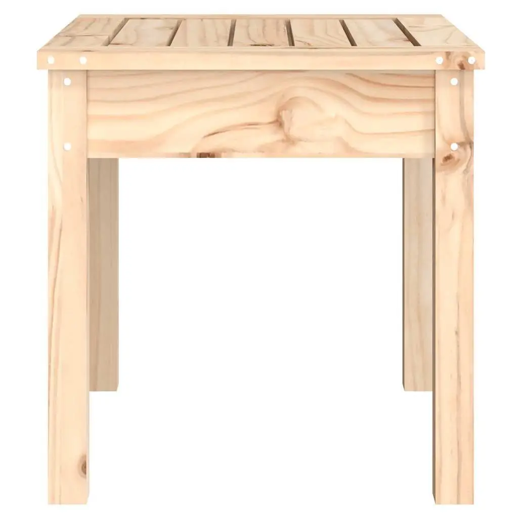 Outdoor Garden Bench Solid Wood Pine Slatted Design Patio Seating Brown