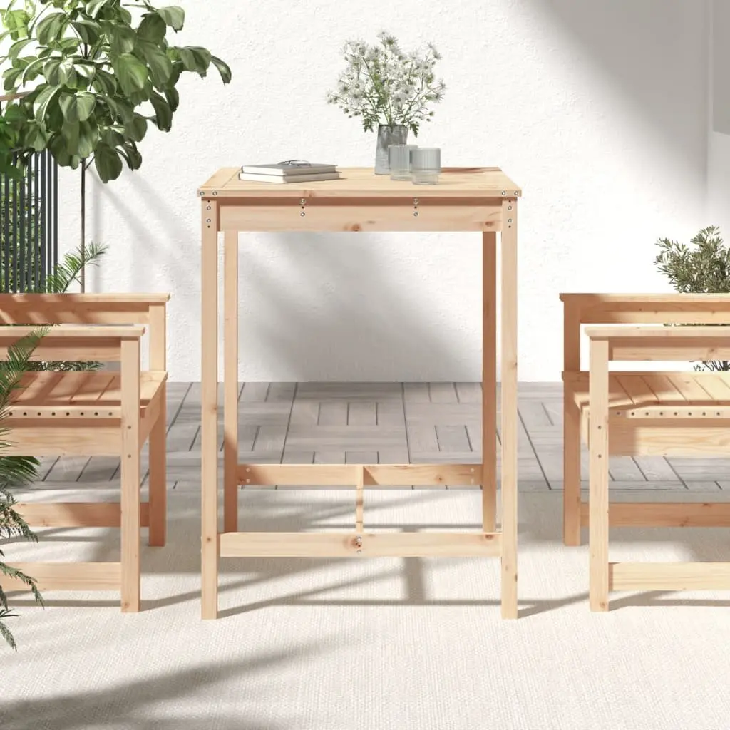 Solid Wood Garden Table for Outdoor Spaces