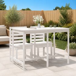 Outdoor Solid Pine Wood Garden Table for Patios