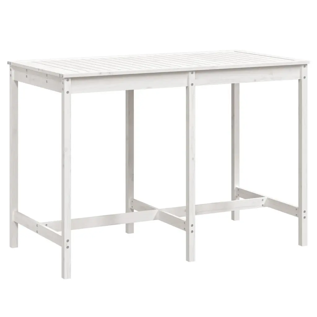 Outdoor Solid Pine Wood Garden Table for Patios